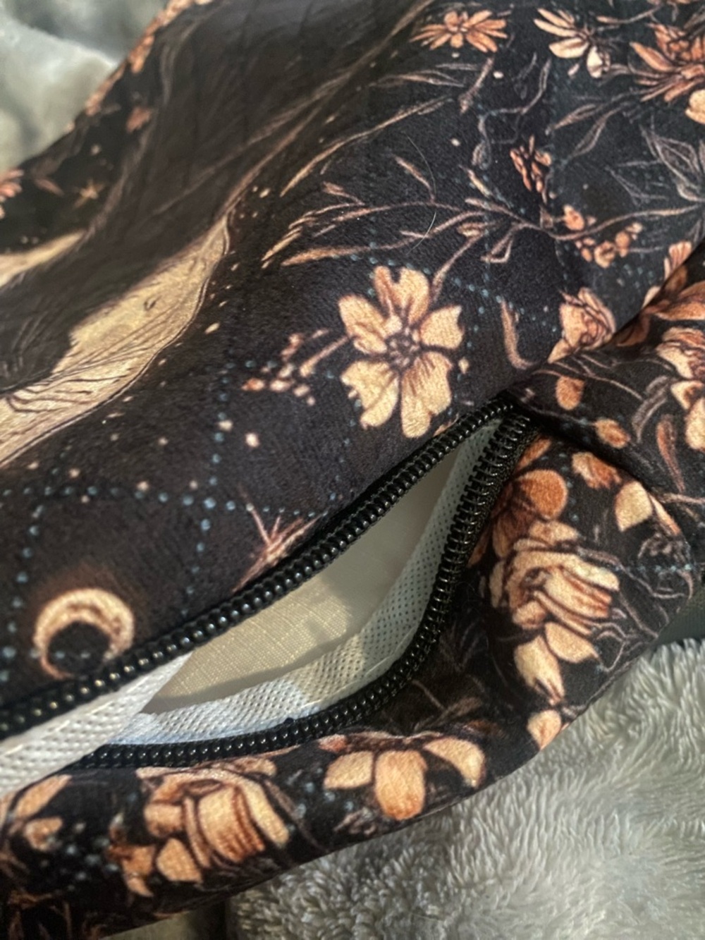 Black Cat Moon Quilted Mini Backpack - Picture 10 of 10